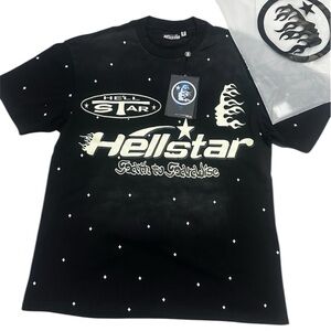 Hellstar Path To Paradise, Black Short Sleeve Tee New